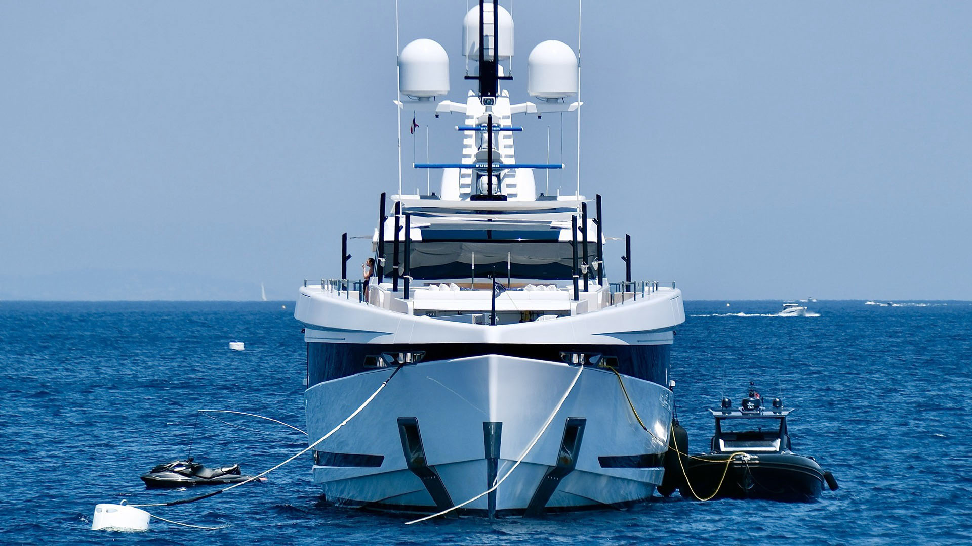 Columbus superyacht K2 off Pampelonne