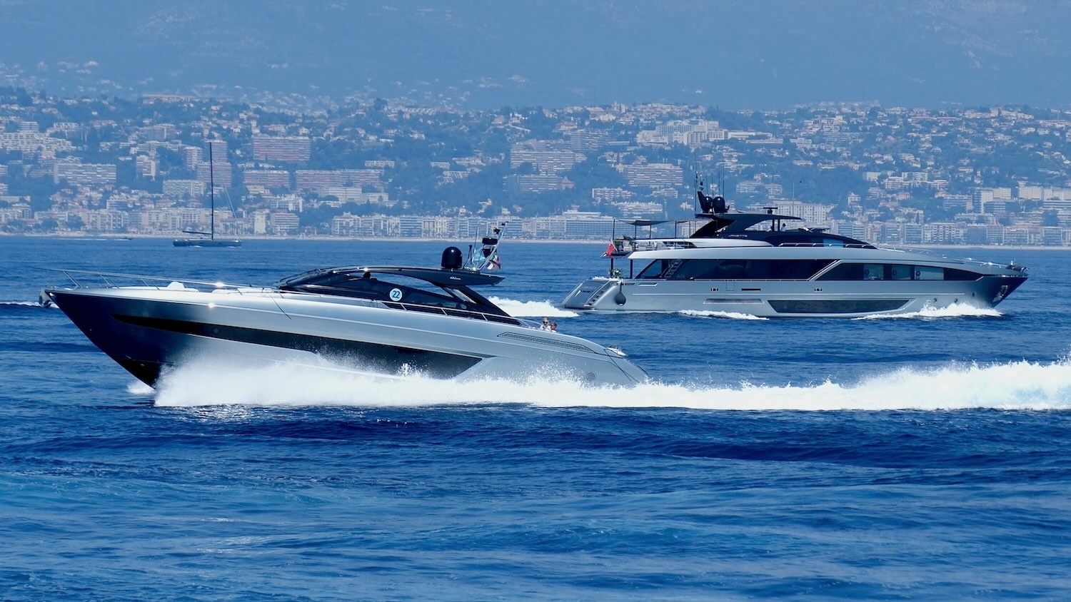 Superyachts during the Riva Trophy